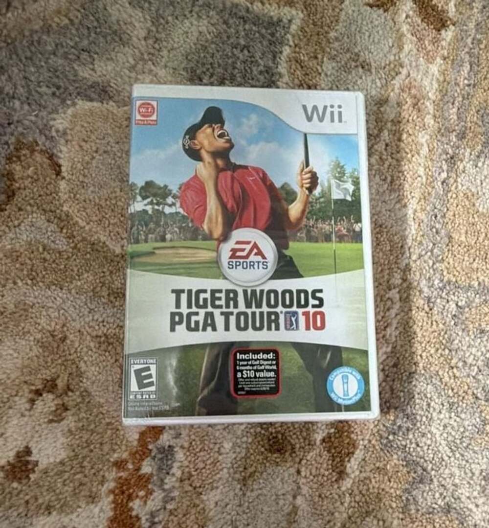 *******THE OG GOAT of  GOLF ⛳️ *****Tiger Woods PGA Tour 10 Nintendo Wii Game Se